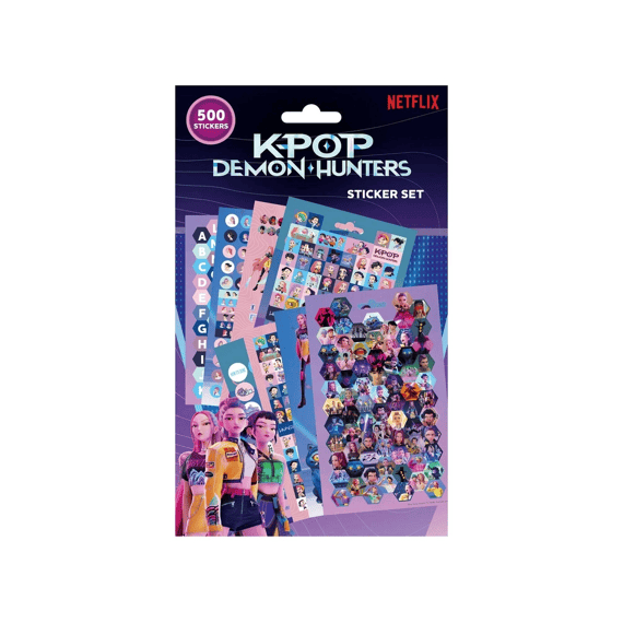K-pop Demon Hunters Stickerboek 500 Stuks