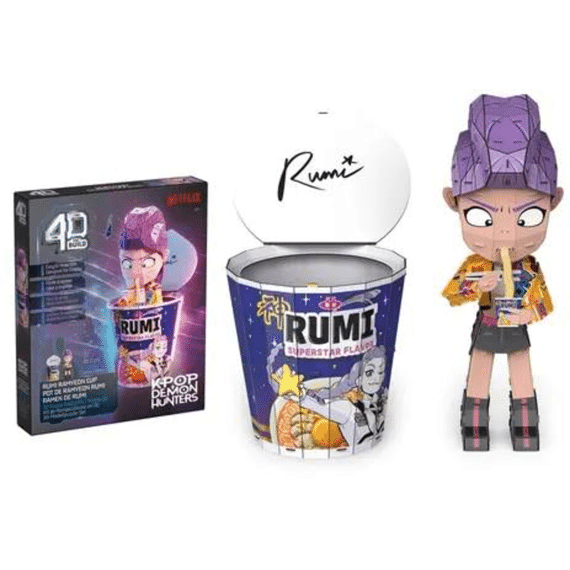 4d Build K-pop Demon Hunters Rumi Ramen Cup