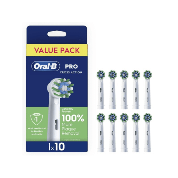 Oral B Opzetborstels Cross Action 10 stuks