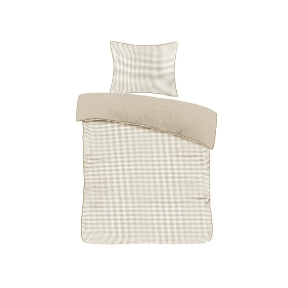 Dekbedovertrek Joep 140x200/220cm Zand