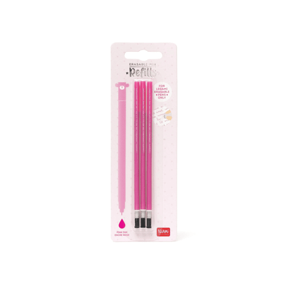 Legami Refill Uitwisbare Gelpen 3st Pink