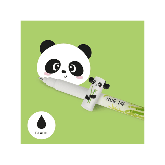 Legami Uitwisbare Gelpen Zwart Panda