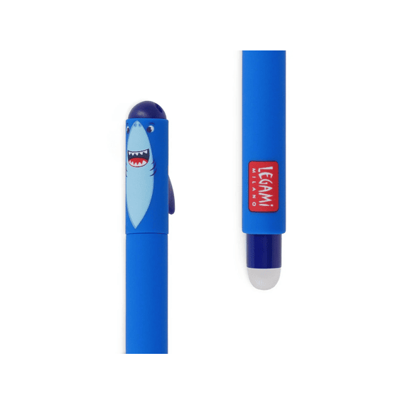 Legami Uitwisbare Gelpen Blauw Shark