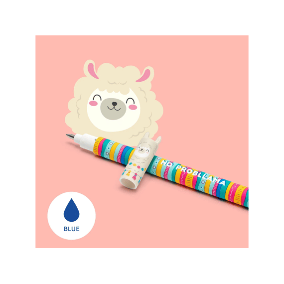 Legami Uitwisbare Gelpen Blauw Llama