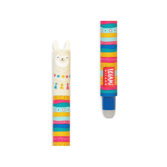 Legami Uitwisbare Gelpen Blauw Llama