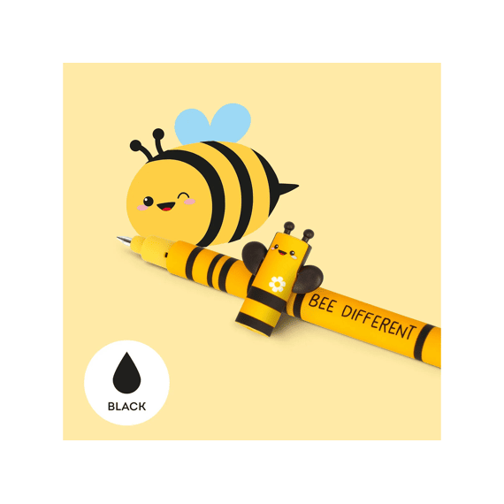 Legami Uitwisbare Gelpen Zwart Bee