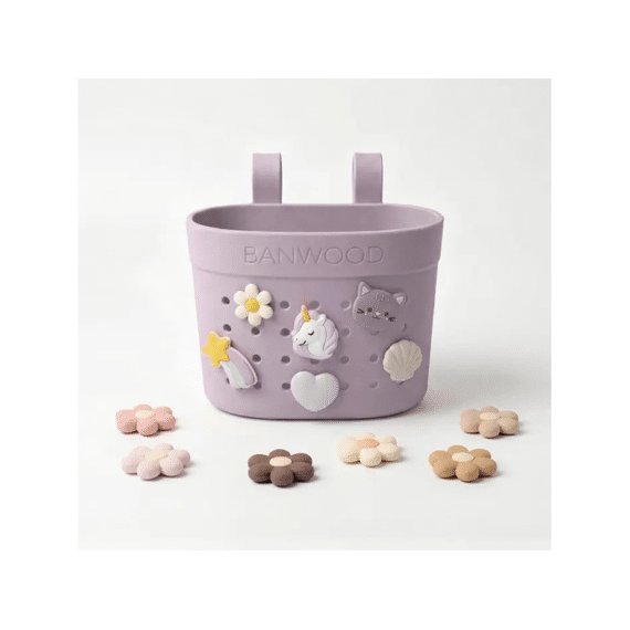 Banwood Fietsmandje Lavender
