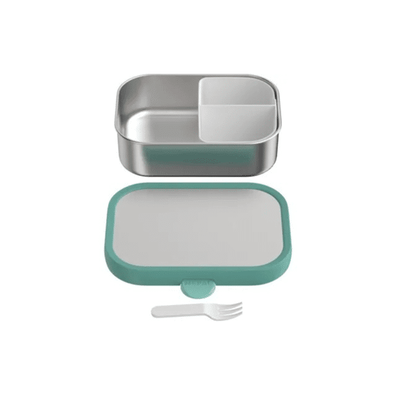 Mepal Rvs Bento Lunchbox & Vorkje Campus C Mint