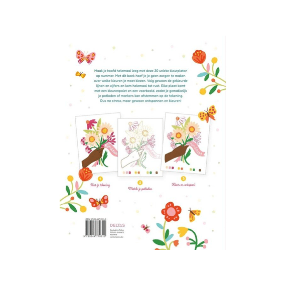 Kleuren Op Nummer Een Moment Van Geluk