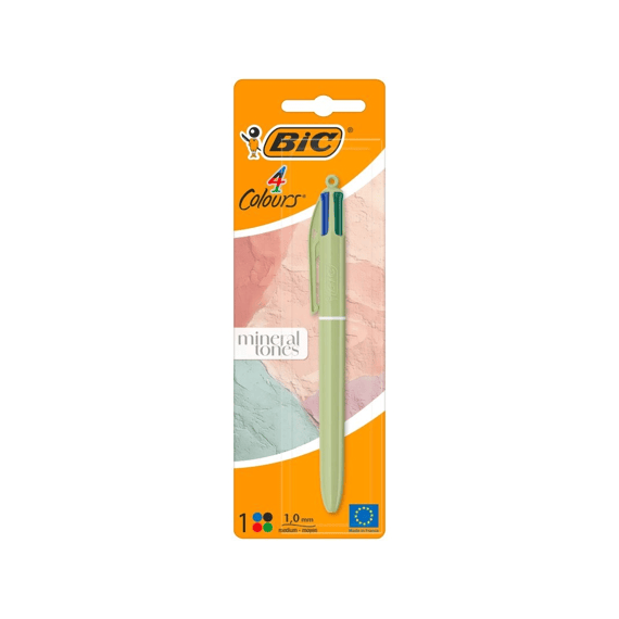 Bic 4 Kleurenbalpen Mineral Tones Op Blister