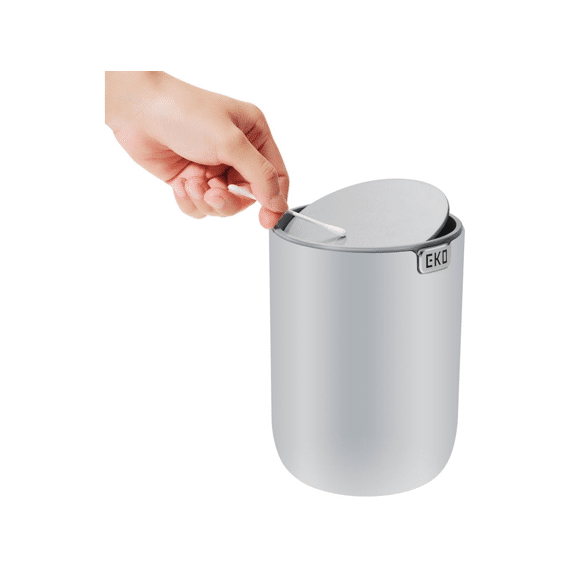 Eko Fandy 2 Tafelafvalbak 2,2 Liter Grijs 14,1x14,1x19,3