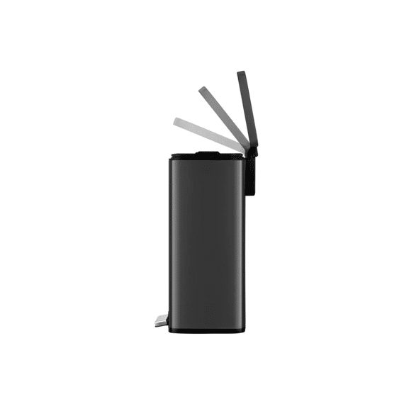 Eko Madison Pedaalemmer 50 Liter Mat Zwart 39x47x69