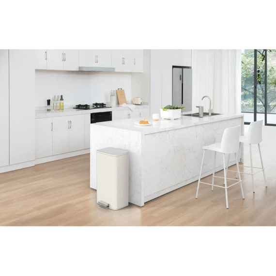 Eko Marina Pedaalemmer 30 Liter Crème Wit 38,5x32,2x67,0