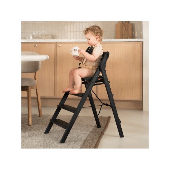 Kaos Klapp Harnass + Kussenset Charcoal Black