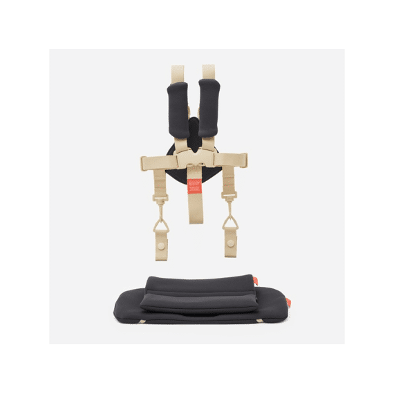 Kaos Klapp Harnass + Kussenset Charcoal Black