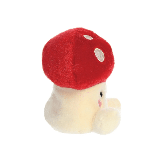 Palm Pals Knuffel Paddenstoel Rood Met Witte Stippen 13cm