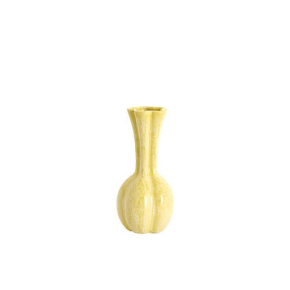 Vaas Deco Sydell Ceramics D8x17cm Geel