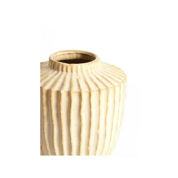 Vaas Deco Talea Ceramics D30x32cm Zand-beige