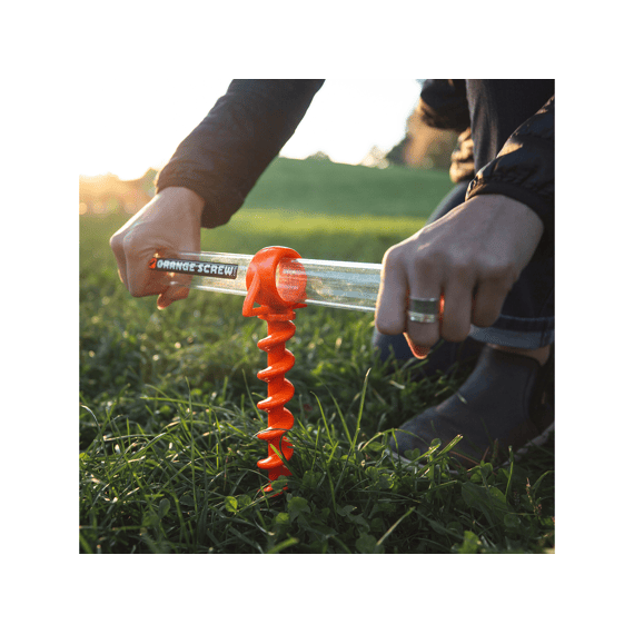Orange Screw Ultimate Grond Anker - Small - 4 Pack