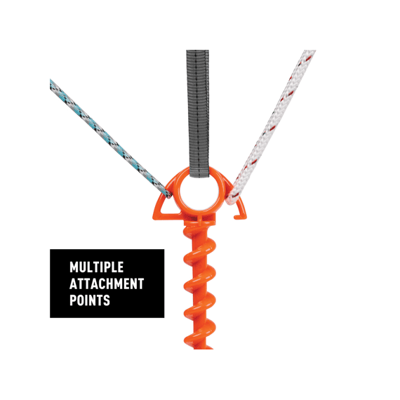 Orange Screw Ultimate Grond Anker - Small - 4 Pack