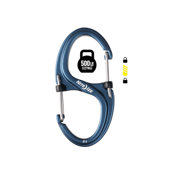 S-biner Xt Slidelock Dual Carabiner - Grey