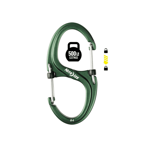 S-biner Xt Slidelock Dual Carabiner - Forest