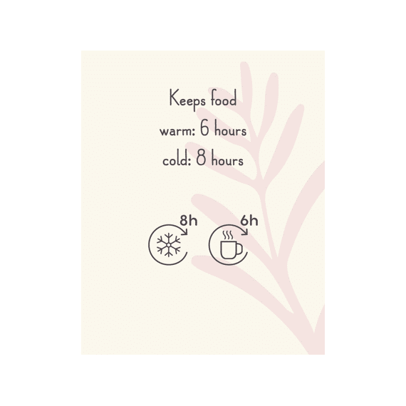 Fresk Food Jar Thermos 500 Ml Butterfly