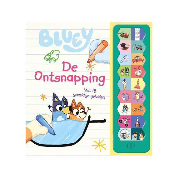 Geluidenboek: Bluey De Ontsnapping