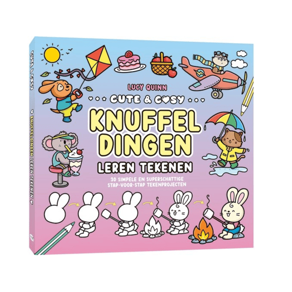 Cute & Cosy Leren Tekenen Knuffel Dingen