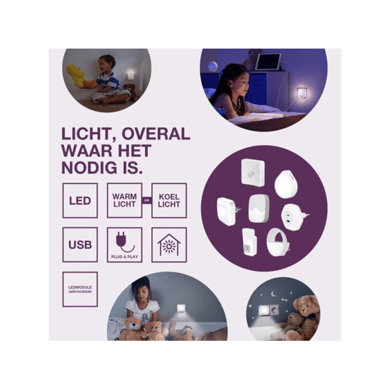 Osram Nachtlicht Nightlux Plafond 105lm Wit