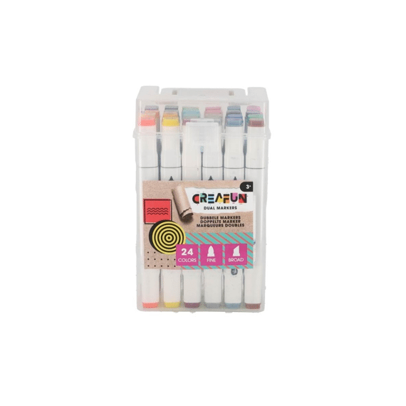 Creafun Dualmarkers 24 Stuks