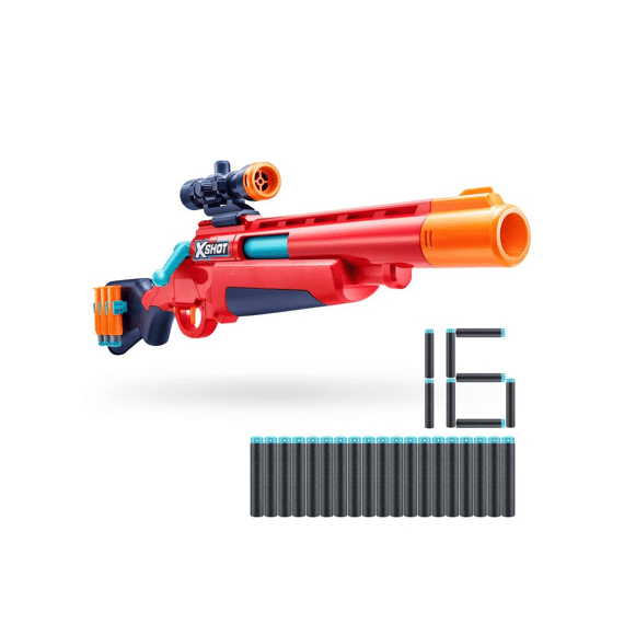 Zuru X-shot Ecel Bolt Action Shotgun Met 8 Darts
