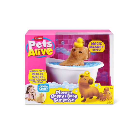 Zuru Pets Alive Mama Capibara En Baby Surprise