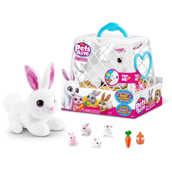 Zuru Pets Alive Mama En Baby Konijn