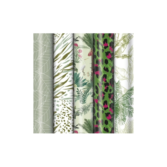 Assortiment Rol Kadopapier Jungle Feeling 2mx70cm