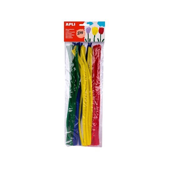 Chenilledraad 5x30cm 50 Stuks Assortiment Kleuren