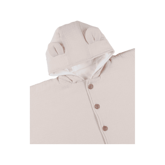 Noukies M&m Poncho Mousseline Beige 6-18m