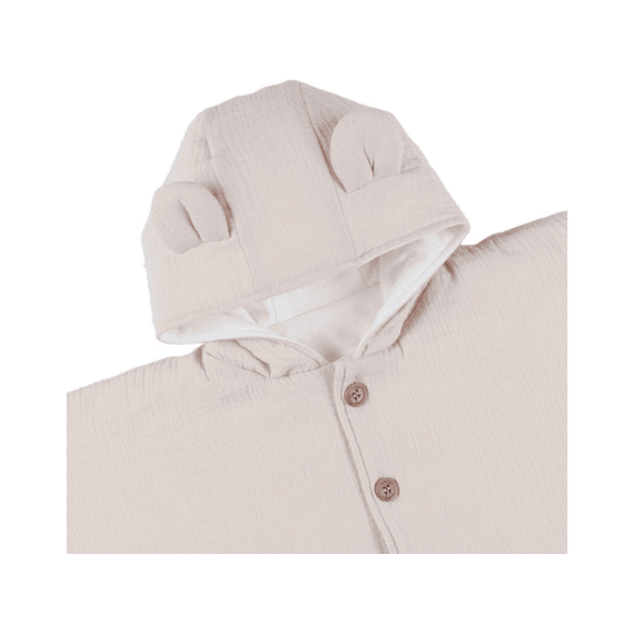 Noukies M&m Poncho Mousseline Beige 6-18m