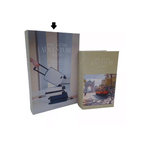 Jens Living Opbergboek Travel Koffers 27X18X7Cm