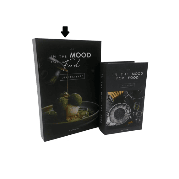 Jens Living Opbergboek Food 27X18X7Cm