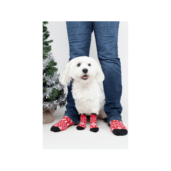 Flamingo Kerst Matching Sokken Keysa Rood