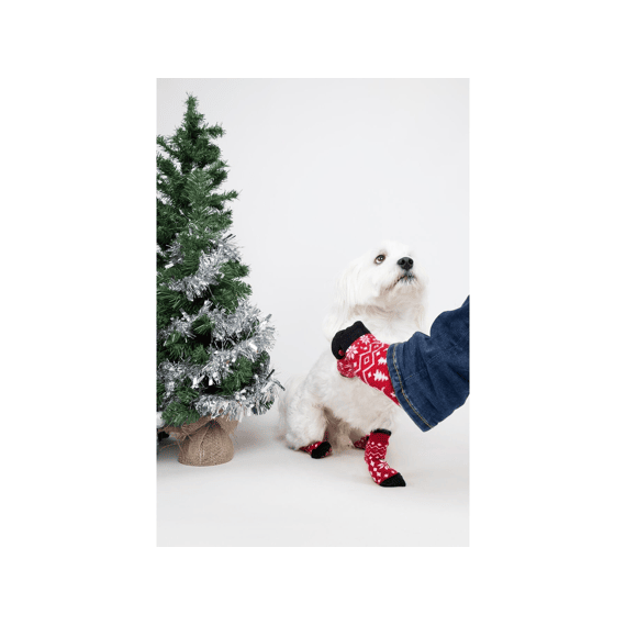 Flamingo Kerst Matching Sokken Keysa Rood