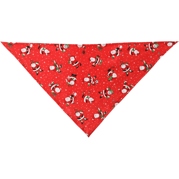 Flamingo Kerst Bandana Mik Rood 60x31cm