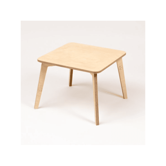 Ette Tete Tulla Tafel Met Korte (35cm) En Lange (48cm) Poten Naturel