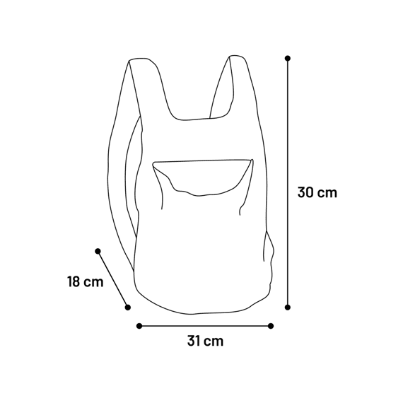 Buikdrager Tate Grijs 31x18x30cm