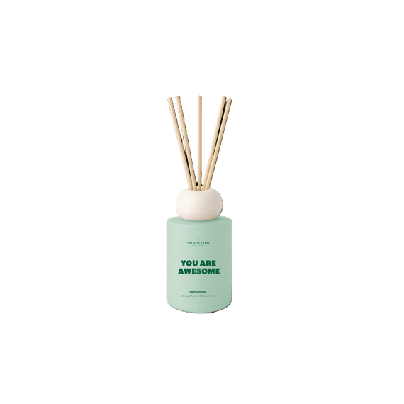 The Gift Label Studio Frosted Geurstokjes 100ml You Are Awesome