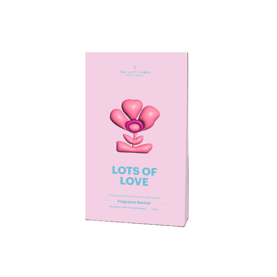 The Gift Label Studio Geurzakjes 20gr Lots Of Love