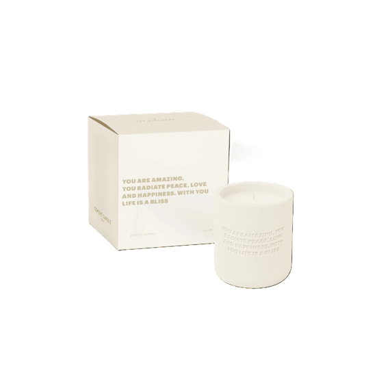 The Gift Label Studio Cemented Kaars 170gr You Are Amazing, 