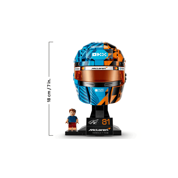 Lego Vehicles Edition 43017 McLaren Mastercard F1® Team helm van Oscar Piastri