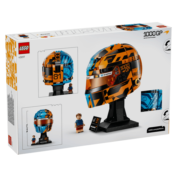 Lego Vehicles Edition 43017 McLaren Mastercard F1® Team helm van Oscar Piastri